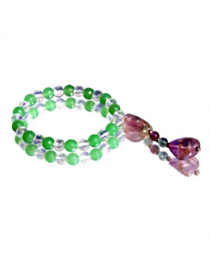 Green Jade Crystal Bracelet