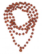 Rudraksha With Silver Links 108 Beads