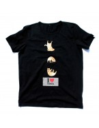 Yoga T-Shirt "Chipmunk Yogi" Black, for Men